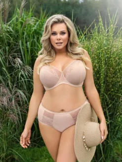 K441 biustonosz miękki BIG beżowy LUISSE<Gorsenia Best