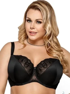 K425 biustonosz miękki BIG czarny CASABLANCA<Gorsenia Online