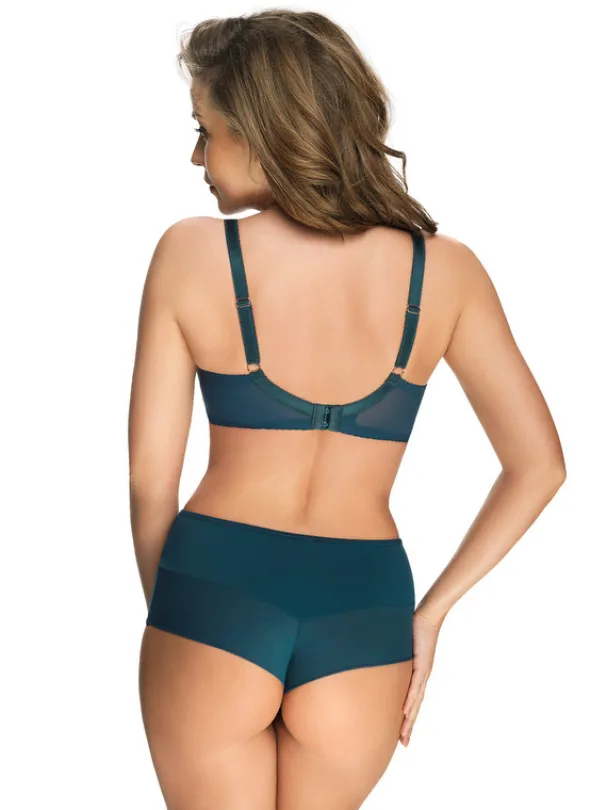 K496 biustonosz miękki na drutach zielony PARADISE<Gorsenia Hot