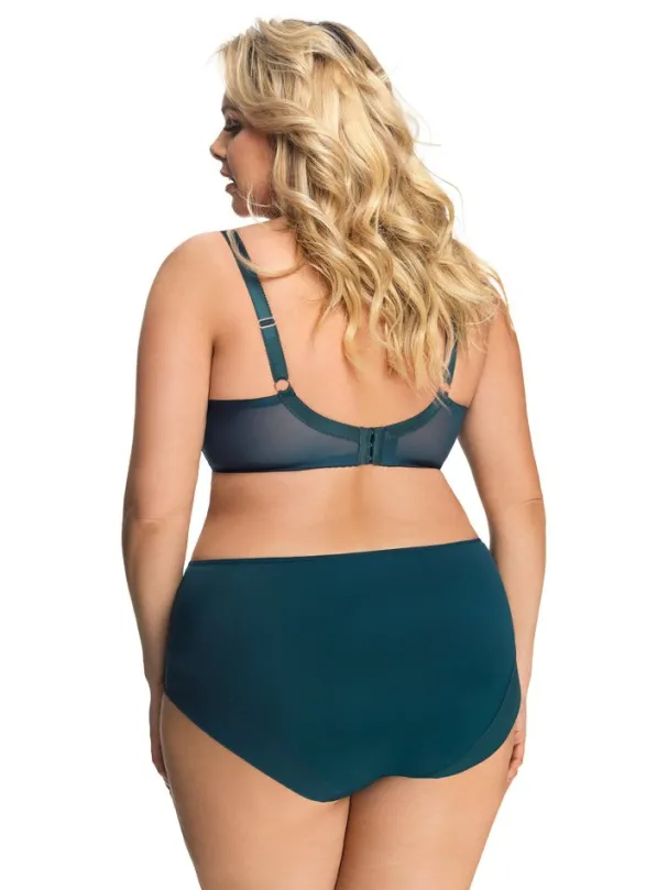 K496 biustonosz miękki na drutach zielony PARADISE<Gorsenia Hot