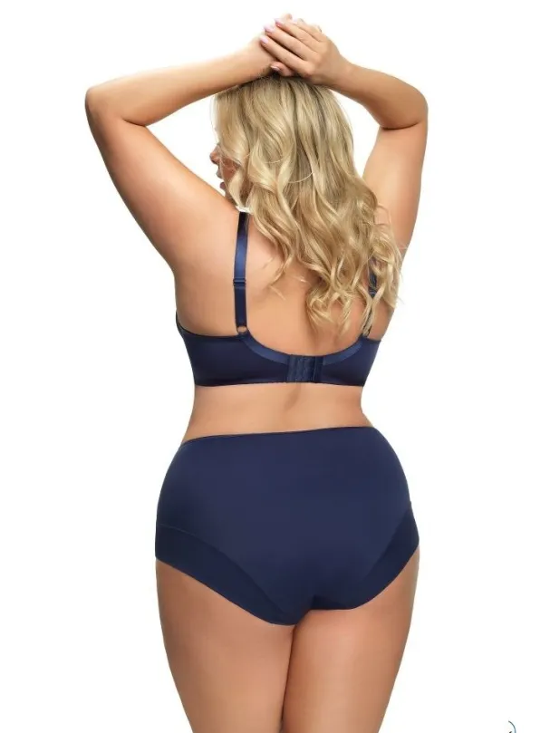 K496 biustonosz miękki na drutach granatowy PARADISE<Gorsenia Discount