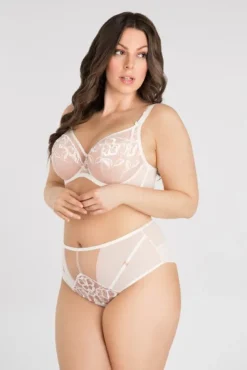 K867 biustonosz miękki na drutach kremowy COTTON CANDY<Gorsenia Outlet