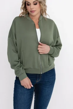 Khaki Bluza GIRTI<Włoski New