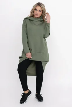 Khaki Bluza z kapturem OASIS<Włoski Discount