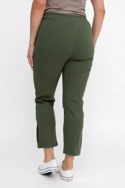 Khaki Spodnie COVENTI<Włoski Online