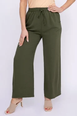 Khaki Spodnie DEROME<Włoski Online