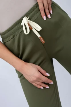 Khaki Spodnie dresowe DAFNE<Włoski Discount