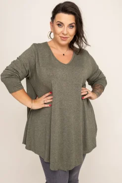 Khaki Sweter VERGEMO<Włoski Sale