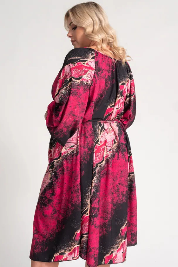 Kolorowa Sukienka oversize NYLA<Polski Best