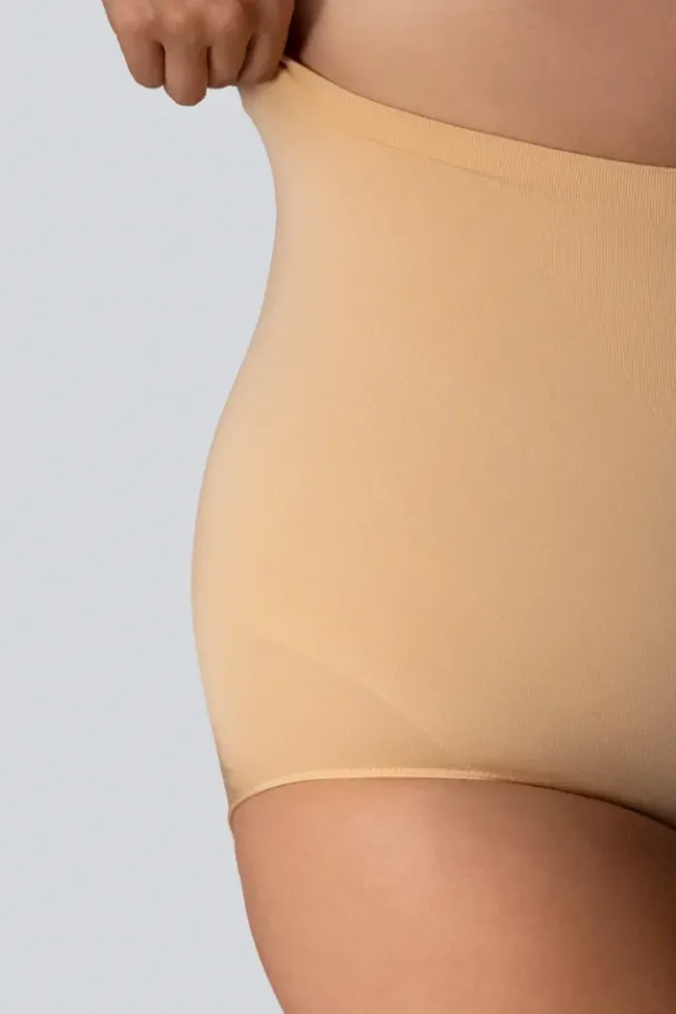 Majtki wyszczuplające HIGH-WAISTED SMOOTHWEAR CHAMPAGNE PEARL<Polski