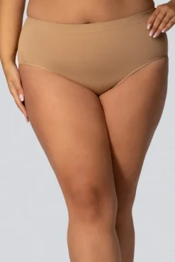 Majtki wyszczuplające MID-WAISTED SMOOTHWEAR GOLDEN PEARL<Polski Clearance