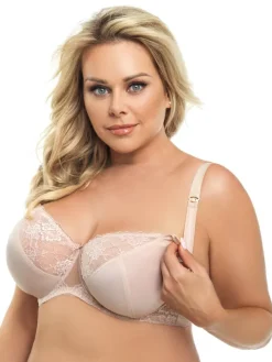 MK15 biustonosz-miękki-BIG beżowy AMY<Gorsenia Outlet