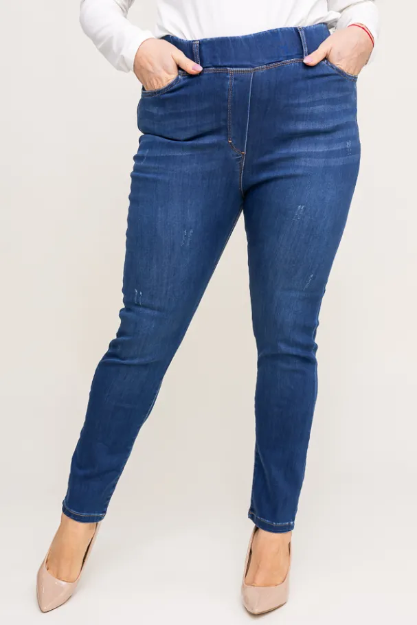 e Jegginsy jeansowe VERZI< Clearance