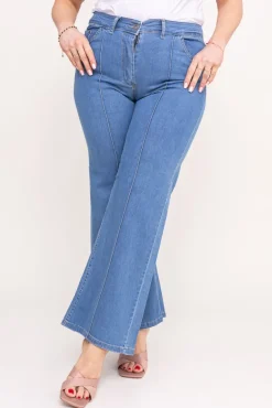 e Spodnie jeansowe dzwony FERIMI< Hot
