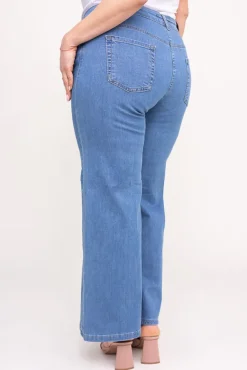 e Spodnie jeansowe dzwony FERIMI< Hot