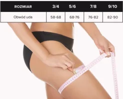 Opaski na uda przeciw otarciom SILKY CHAMPAGNE PEARL<Polski Best
