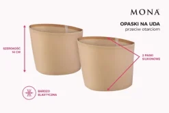 Opaski na uda przeciw otarciom SILKY CHAMPAGNE PEARL<Polski Best