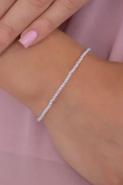 Perłowa Bransoletka ze stali chirurgicznej LUVIE< Sale