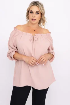 Pudroworóżowa Bluzka SEGAYO<Włoski Discount