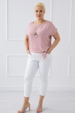 Pudroworóżowa Bluzka z wisiorkiem FAIRY<Włoski Online