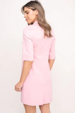 Pudroworóżowa Sukienka CARMENY<Polski Online