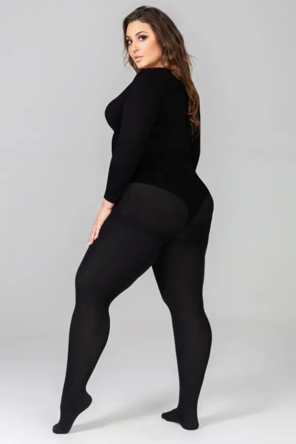 Rajstopy ELIZABETH II Plus Size<Polski Hot