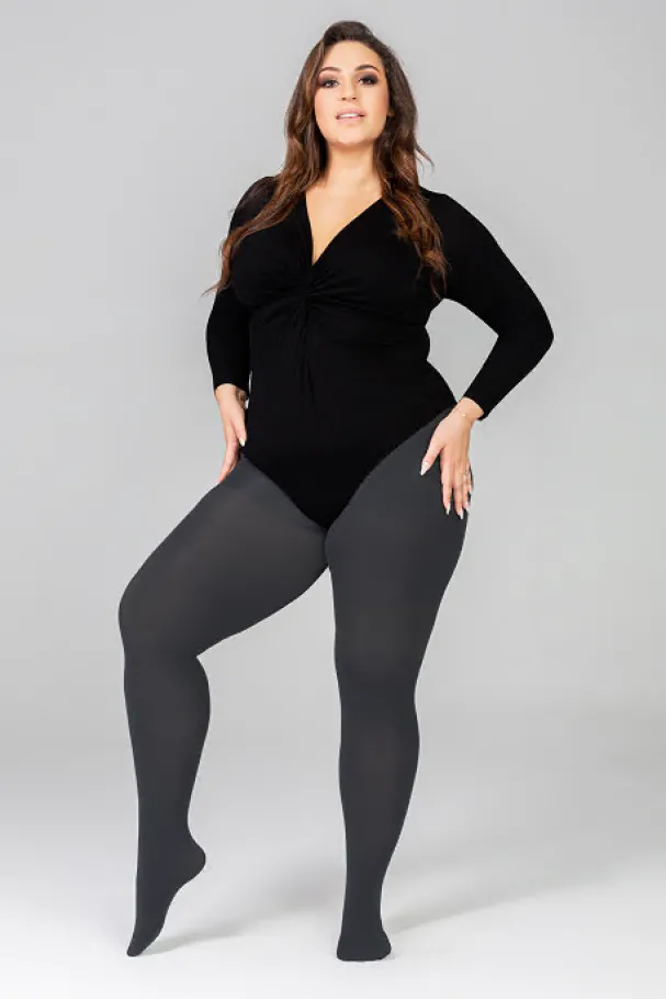 Rajstopy ELIZABETH II Plus Size SHORT<Polski Sale
