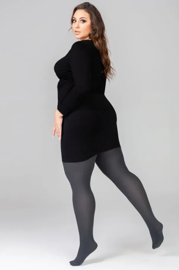 Rajstopy MARGARET I Plus Size OBSIDIAN<Polski Hot