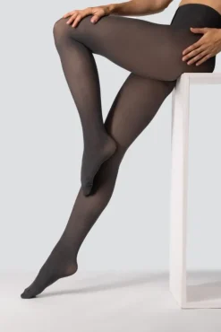 Rajstopy MELANGE 50DEN BLACK<Polski Hot