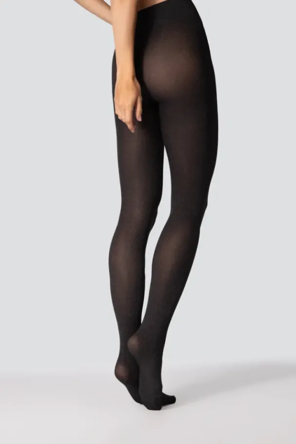Rajstopy MELANGE 70DEN BLACK<Polski New