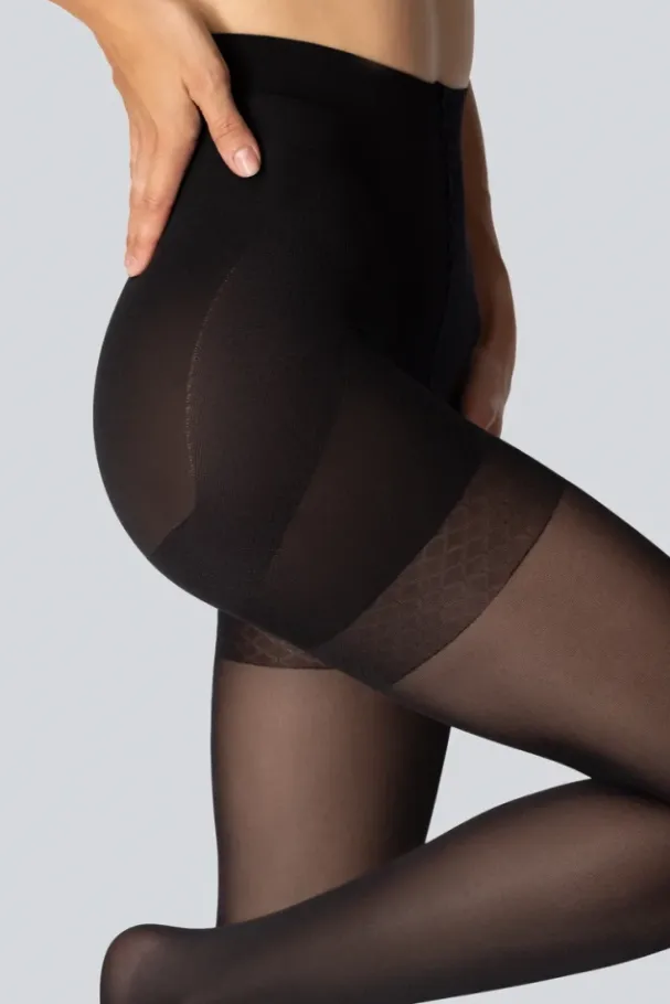 Rajstopy MICRO PUSH-UP 50DEN NERO<Polski Outlet