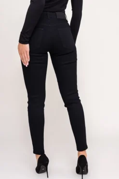 Spodnie jeansowe czarne WALK<Polski Discount