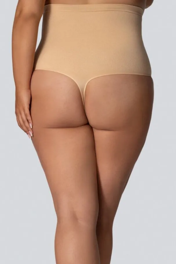 Stringi wyszczuplające HIGH-WAISTED SMOOTHWEAR CHAMPAGNE PEARL<Polski Sale