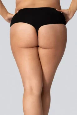 Stringi wyszczuplające MID-WAISTED SMOOTHWEAR ONYX<Polski Sale