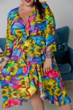 Sukienka IGA Plus Size Wzór 1<Polski Sale