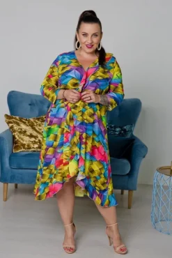 Sukienka IGA Plus Size Wzór 1<Polski Sale