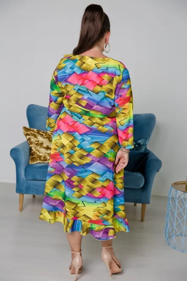 Sukienka IGA Plus Size Wzór 1<Polski Sale