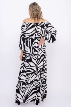 Sukienka maxi AMALTE Wzór 12<Polski Online