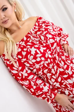 Sukienka maxi VERMI Wzór 26<Włoski Outlet