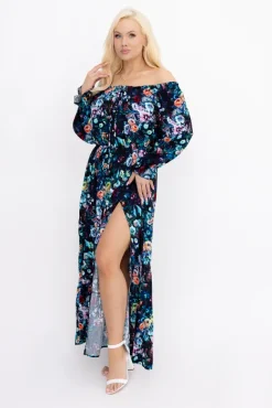 Sukienka maxi VERMI Wzór 45<Włoski New