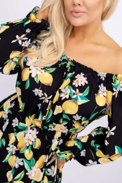 Sukienka maxi VERMI Wzór 19<Włoski Outlet