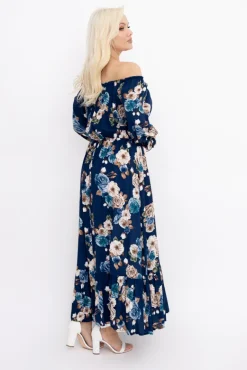 Sukienka maxi VERMI Wzór 44<Włoski Outlet