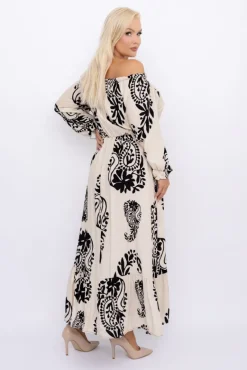 Sukienka maxi VERMI Wzór 38<Włoski Sale