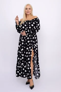 Sukienka maxi VERMI Wzór 12<Włoski Best