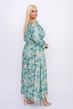 Sukienka maxi VERMI Wzór 10<Włoski Discount