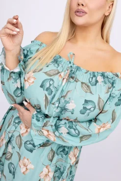 Sukienka maxi VERMI Wzór 10<Włoski Discount
