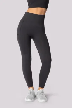 Szare Legginsy z kieszonką BASE<Polski Clearance