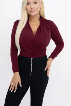 Wiśniowe Body LUXI<Włoski Online