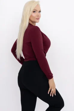 Wiśniowe Body LUXI<Włoski Online