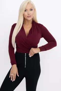 Wiśniowe Body LUXI<Włoski Online